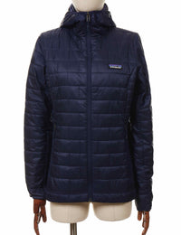 Women's Nano Puff Hooded Jacket - Classic Navy