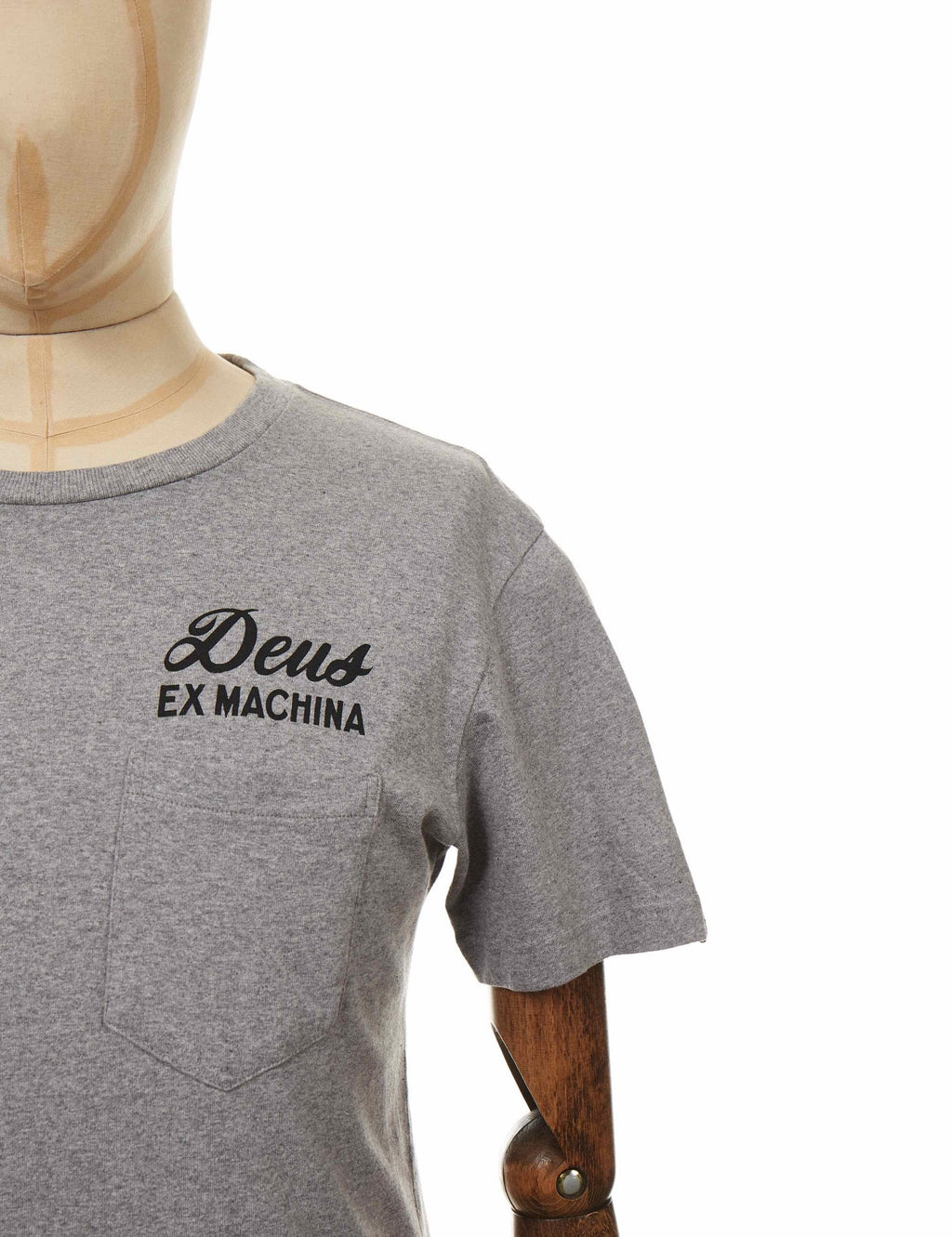 Ibiza Address Pocket T-Shirt - Grey Heather