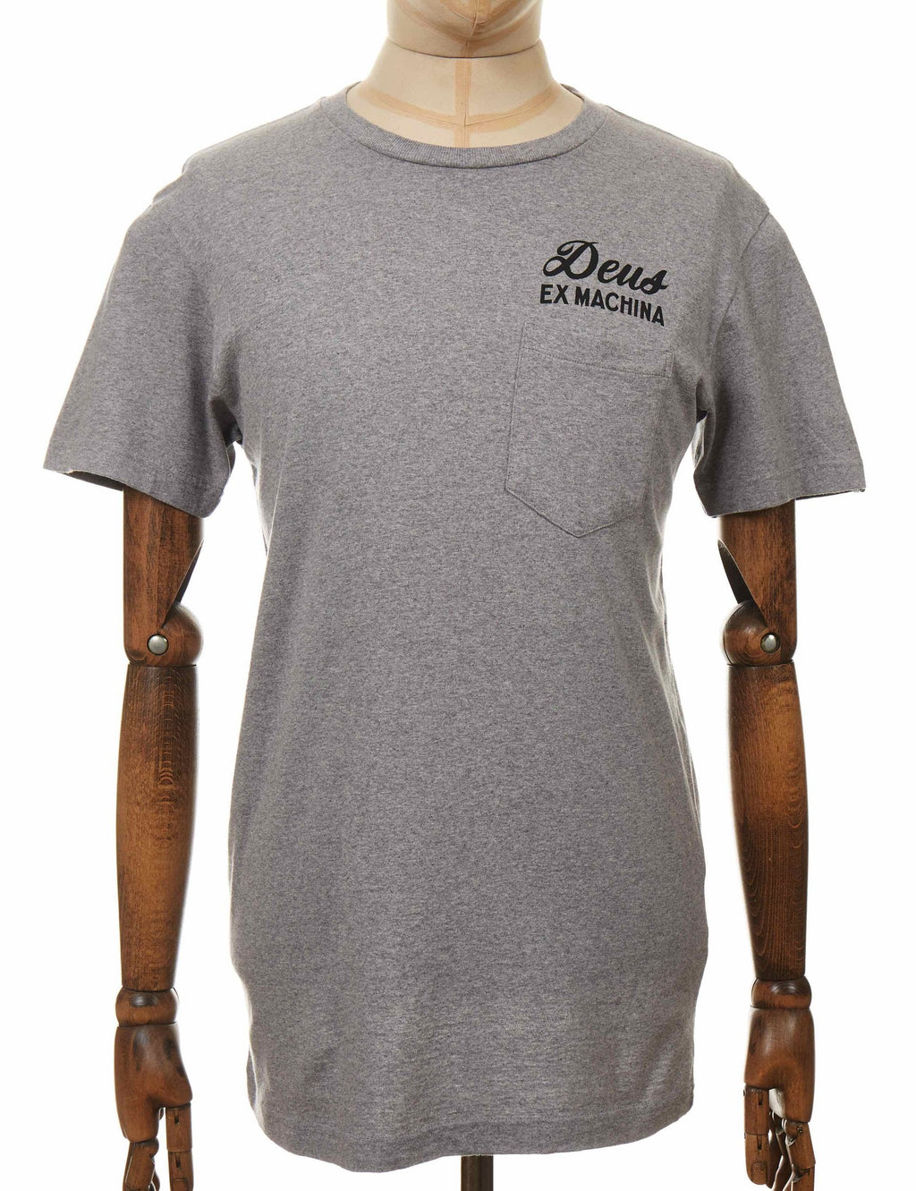 Ibiza Address Pocket T-Shirt - Grey Heather