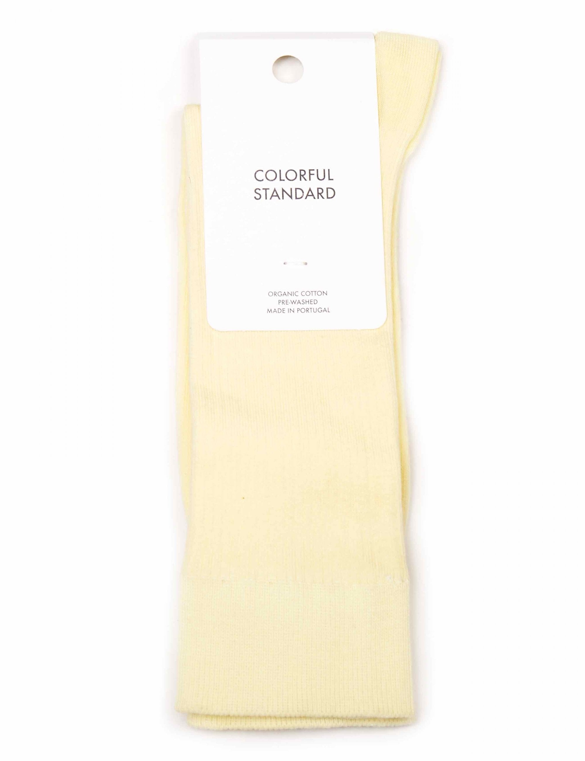 Classic Organic Socks - Soft Yellow