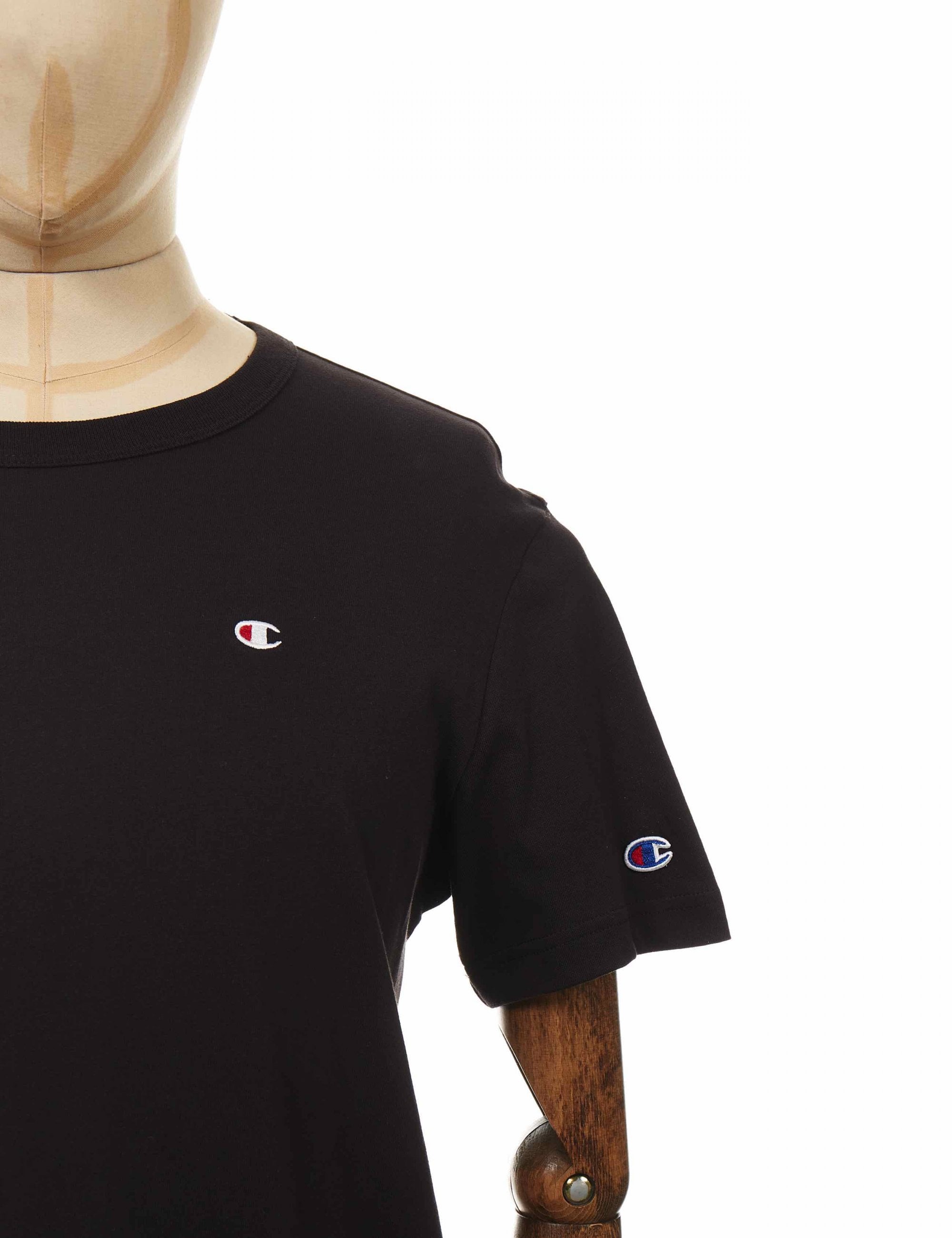 Crewneck Logo T-Shirt - NBK Black