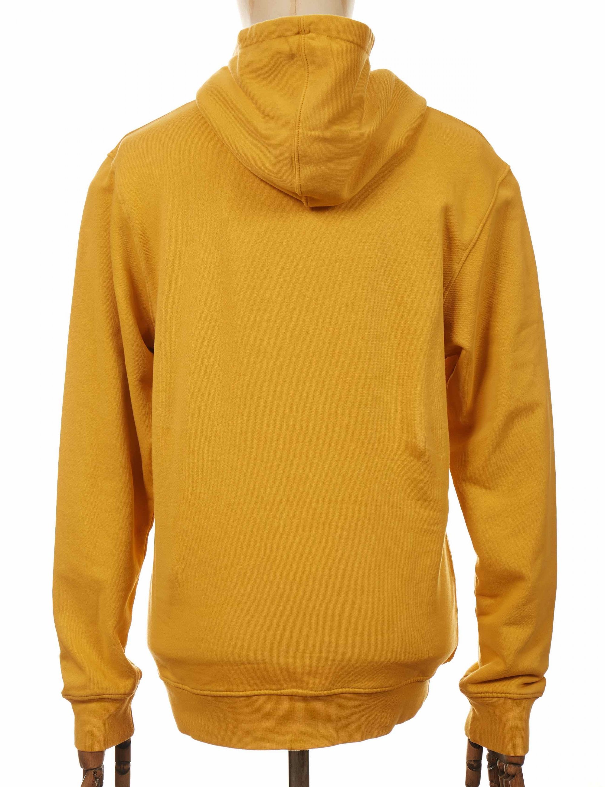 Organic Hooded Sweat - Burned Yellow