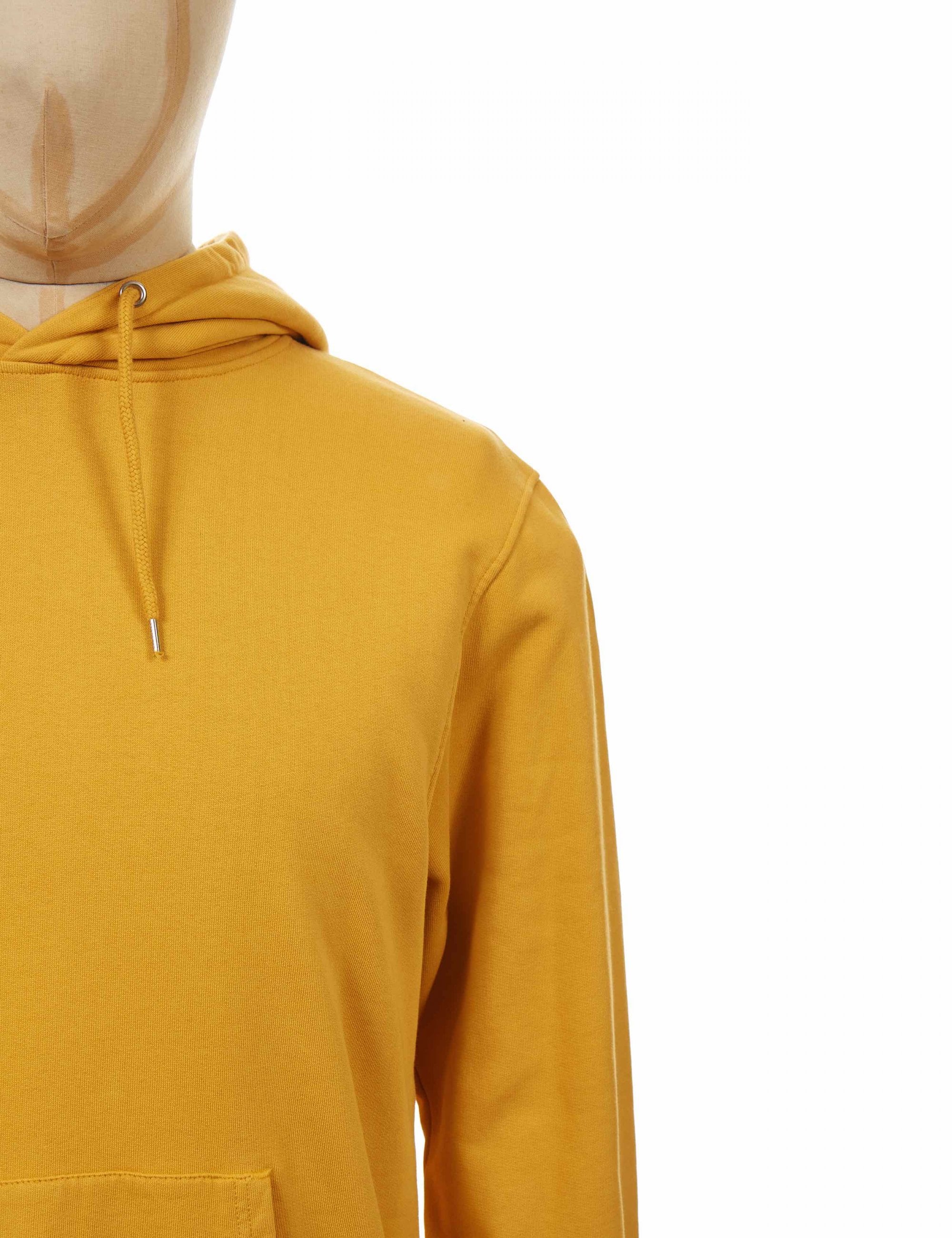 Organic Hooded Sweat - Burned Yellow