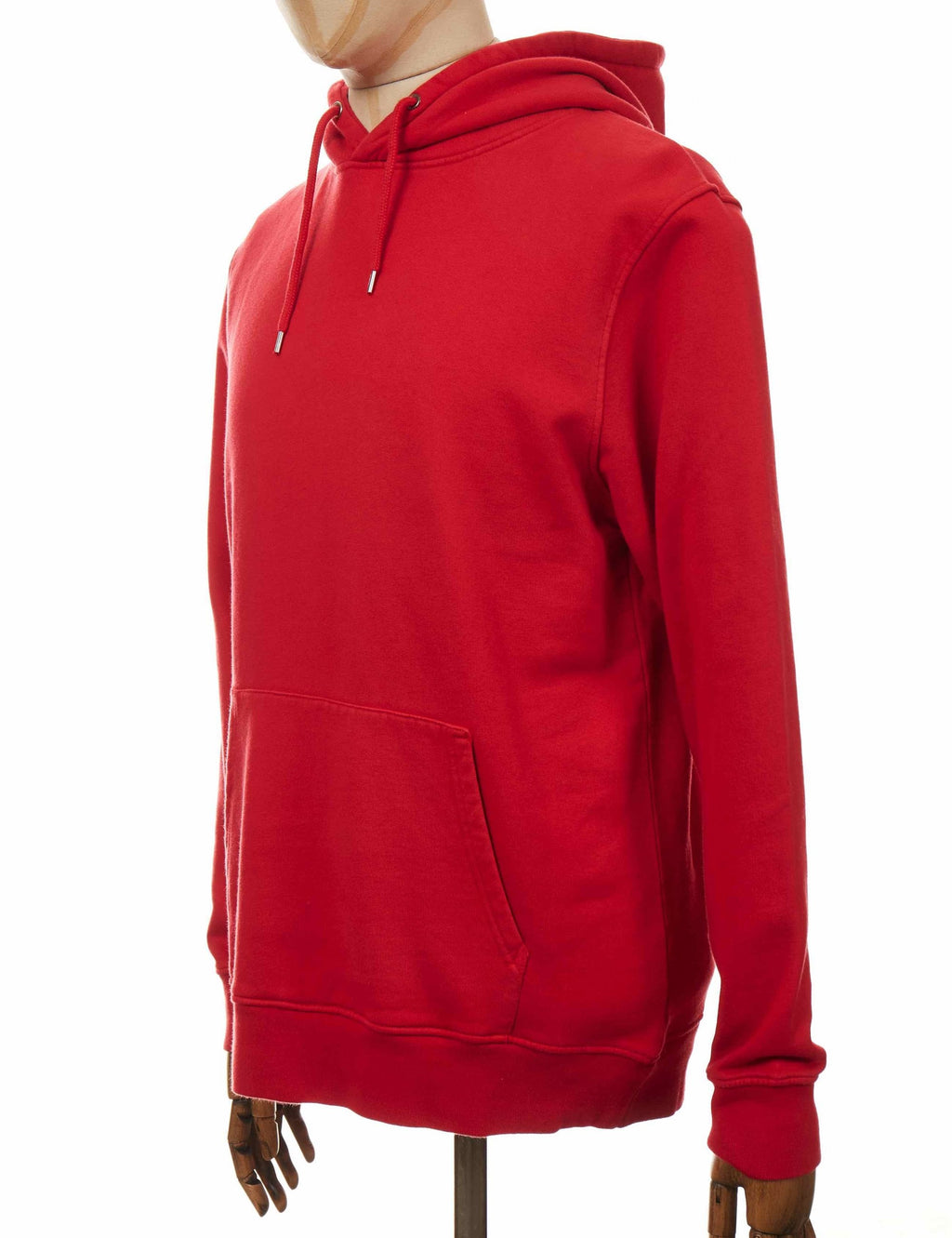 Organic Hooded Sweat - Scarlet Red