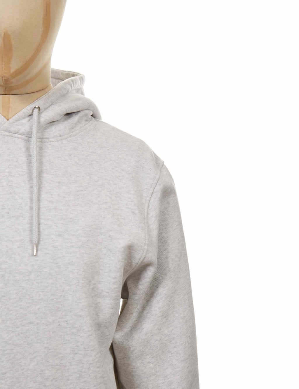 Organic Hooded Sweat - Snow Melange