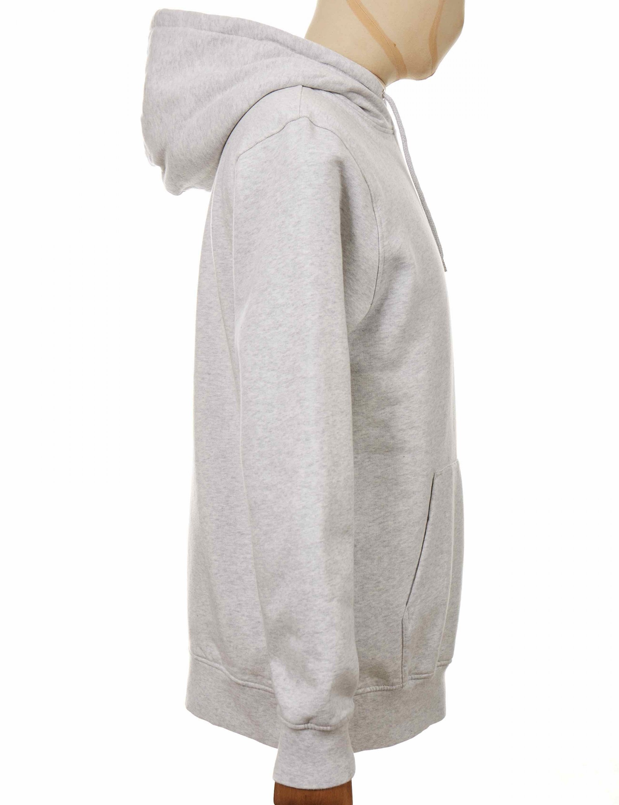 Organic Hooded Sweat - Snow Melange