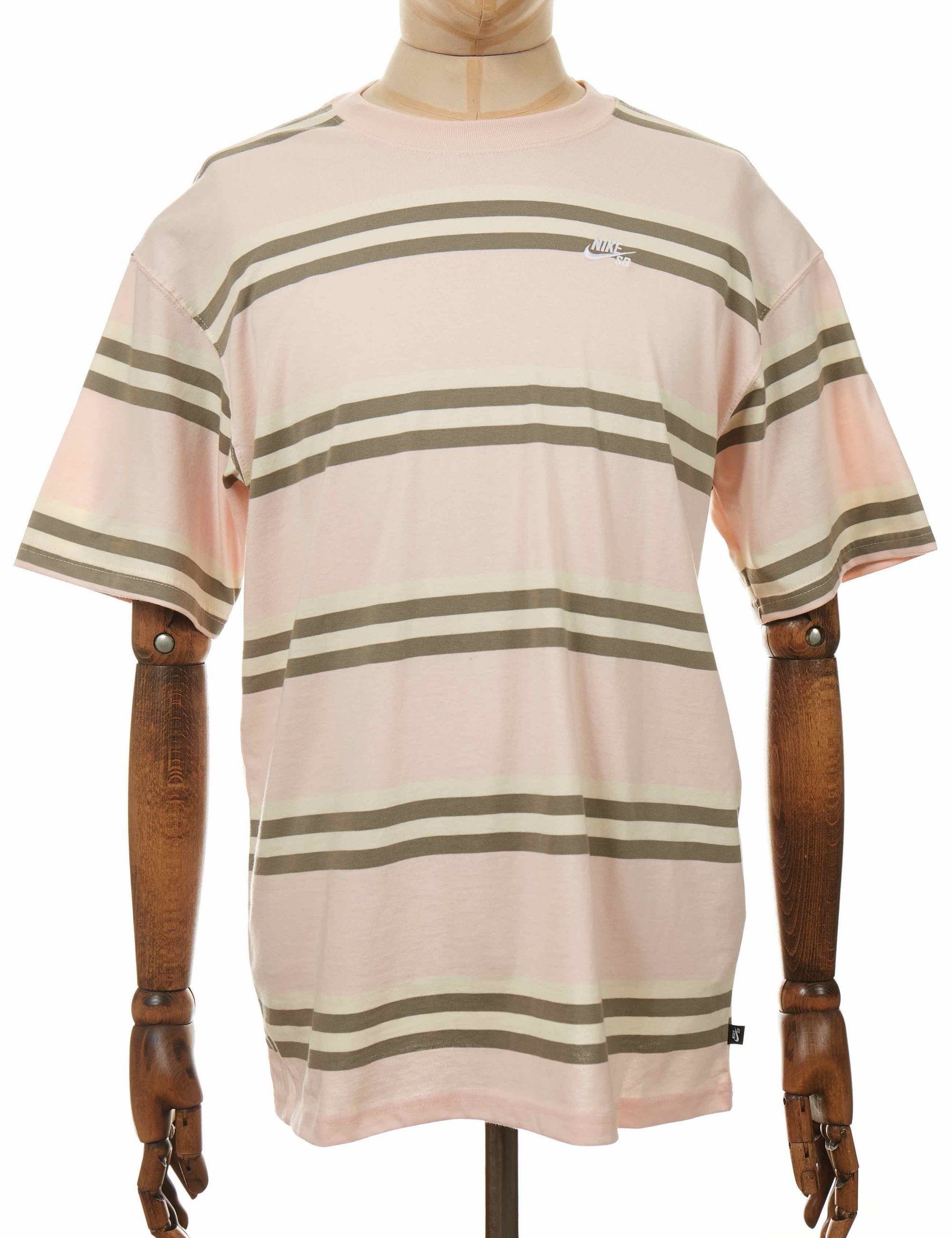 Yard Dyed Striped T-Shirt - Orange Pearl