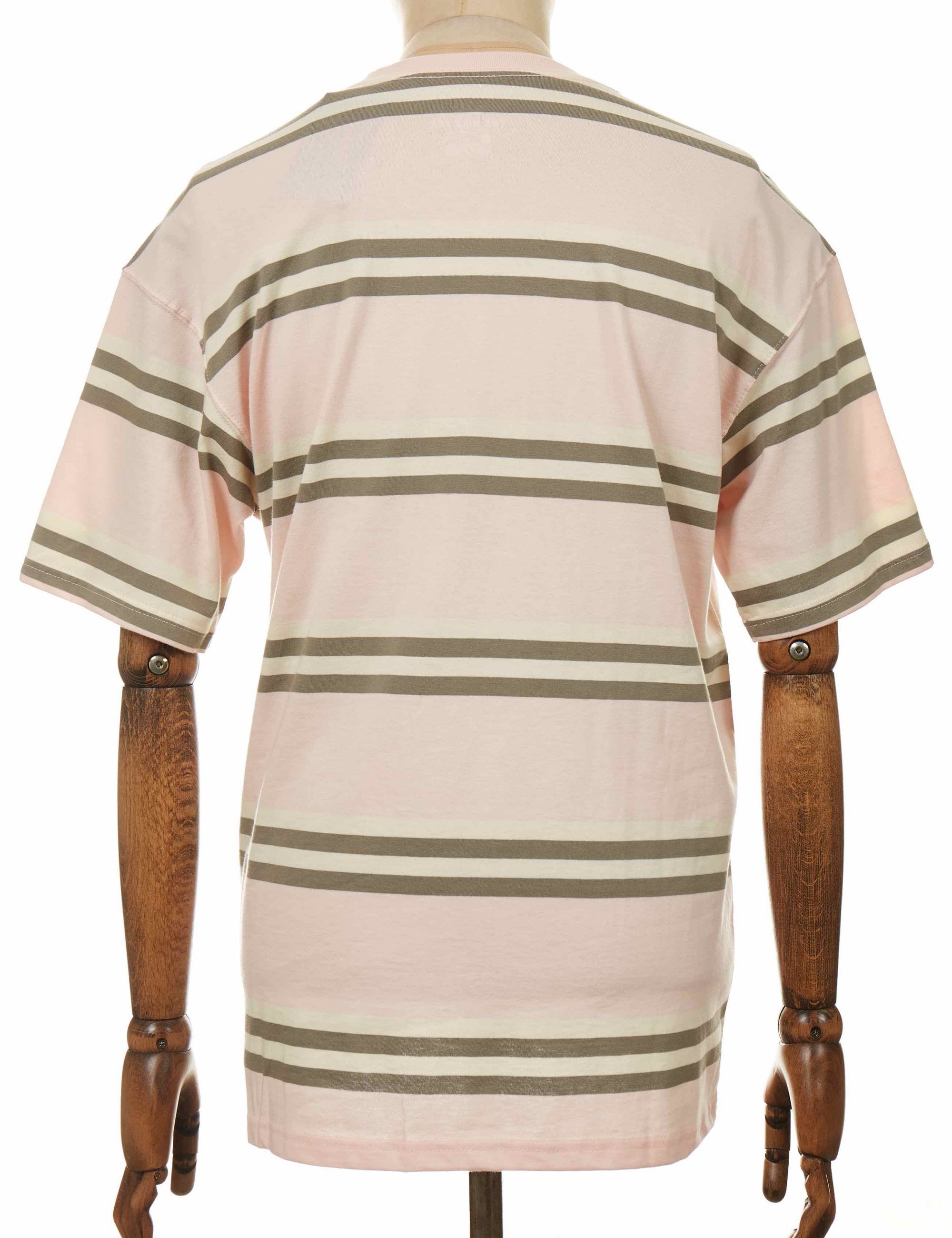 Yard Dyed Striped T-Shirt - Orange Pearl