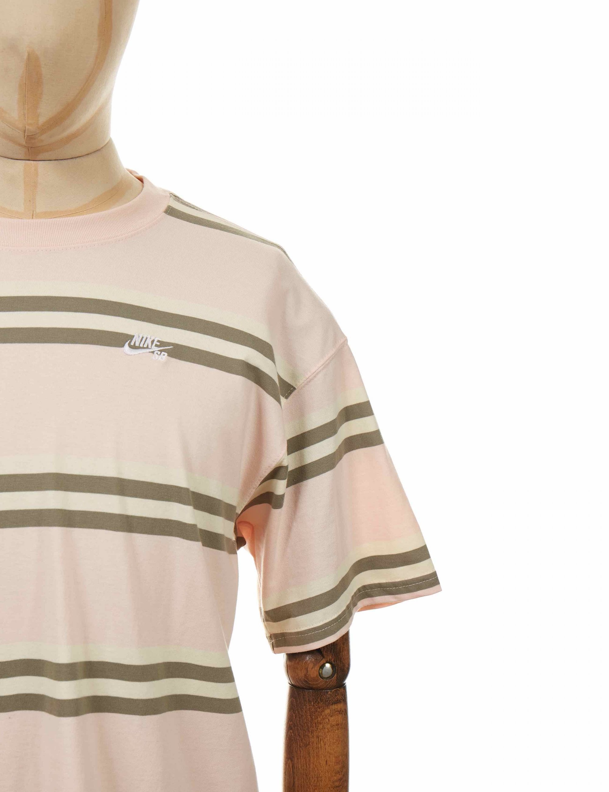 Yard Dyed Striped T-Shirt - Orange Pearl