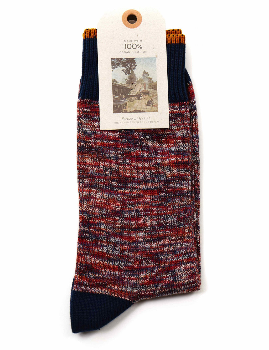Rasmusson Multi Yarn Socks - Red