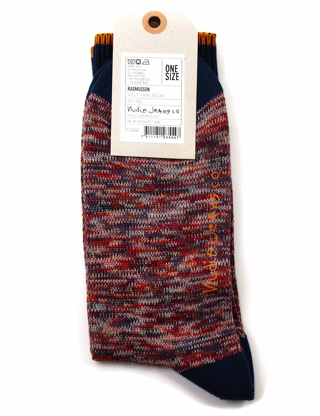 Rasmusson Multi Yarn Socks - Red