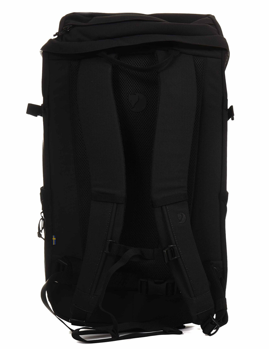 Ulvo 30L black backpack with mesh back panel and adjustable straps