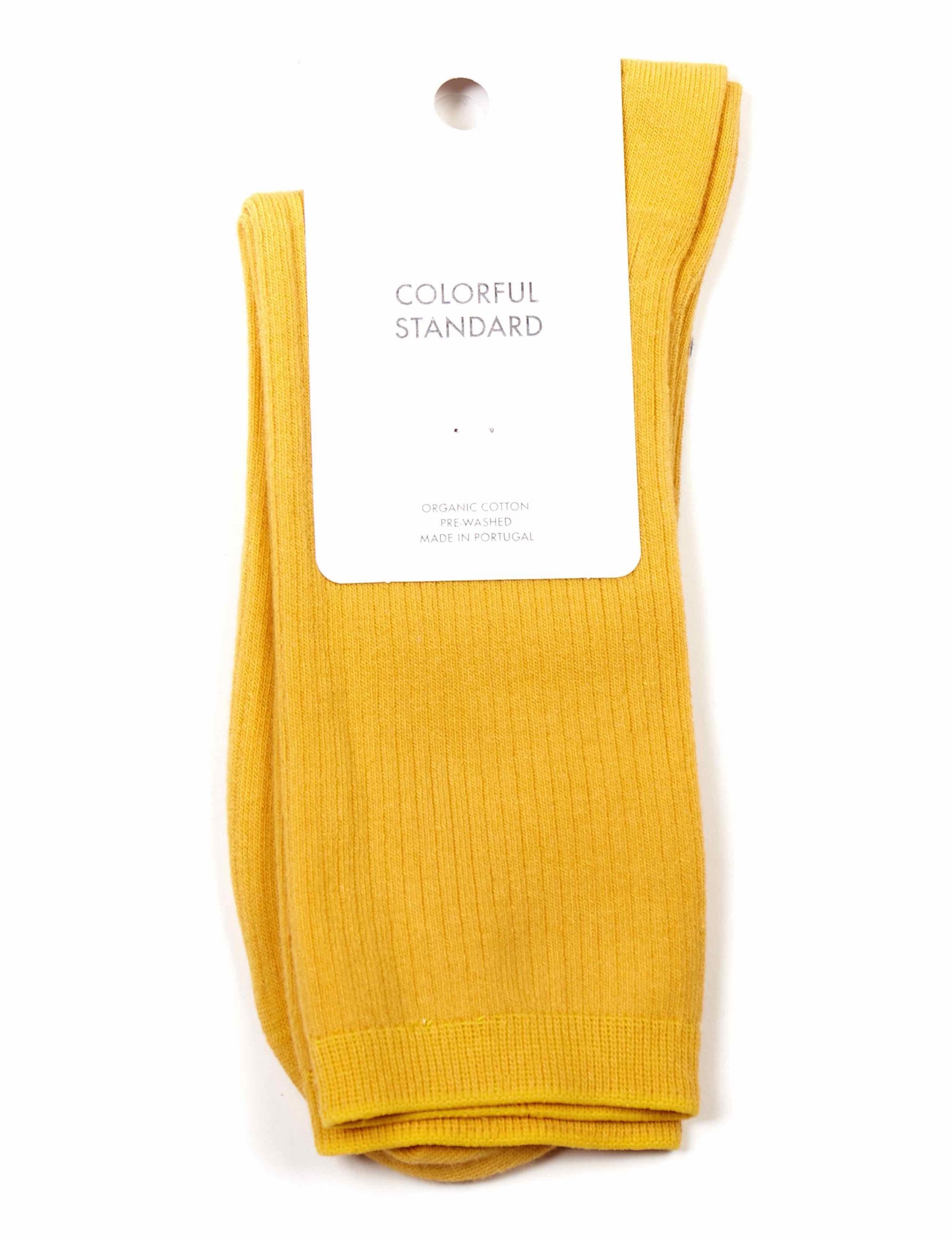 Women's Classic Organic Socks - Burned Yellow