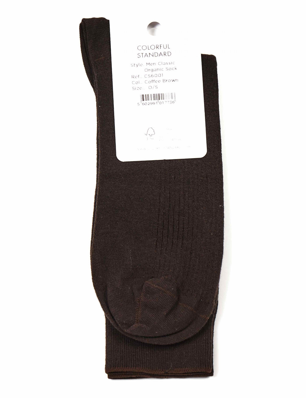 Classic Organic Socks - Coffee Brown