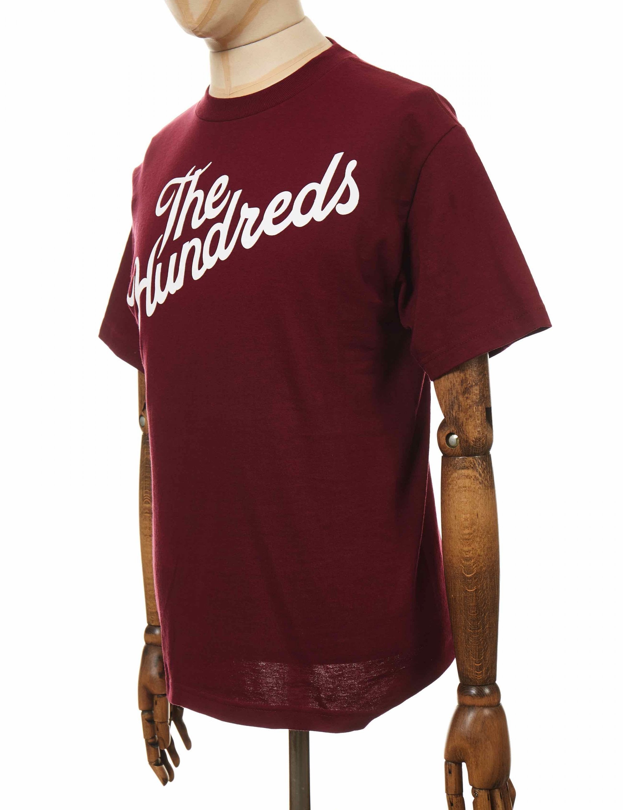 Forever Slant T-Shirt - Burgundy