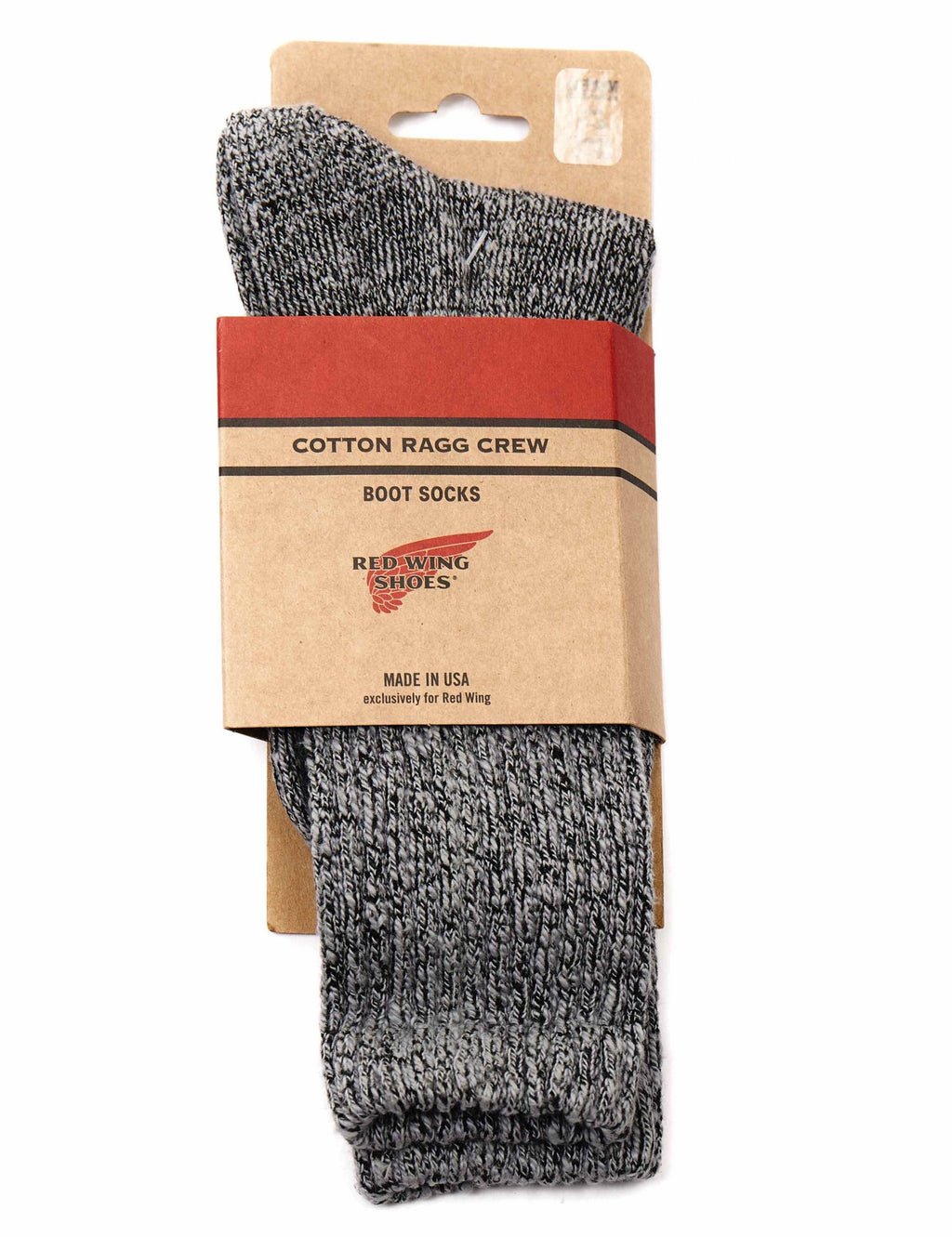 97373 Cotton Ragg Over Dyed Tonal Sock - Black/Gray