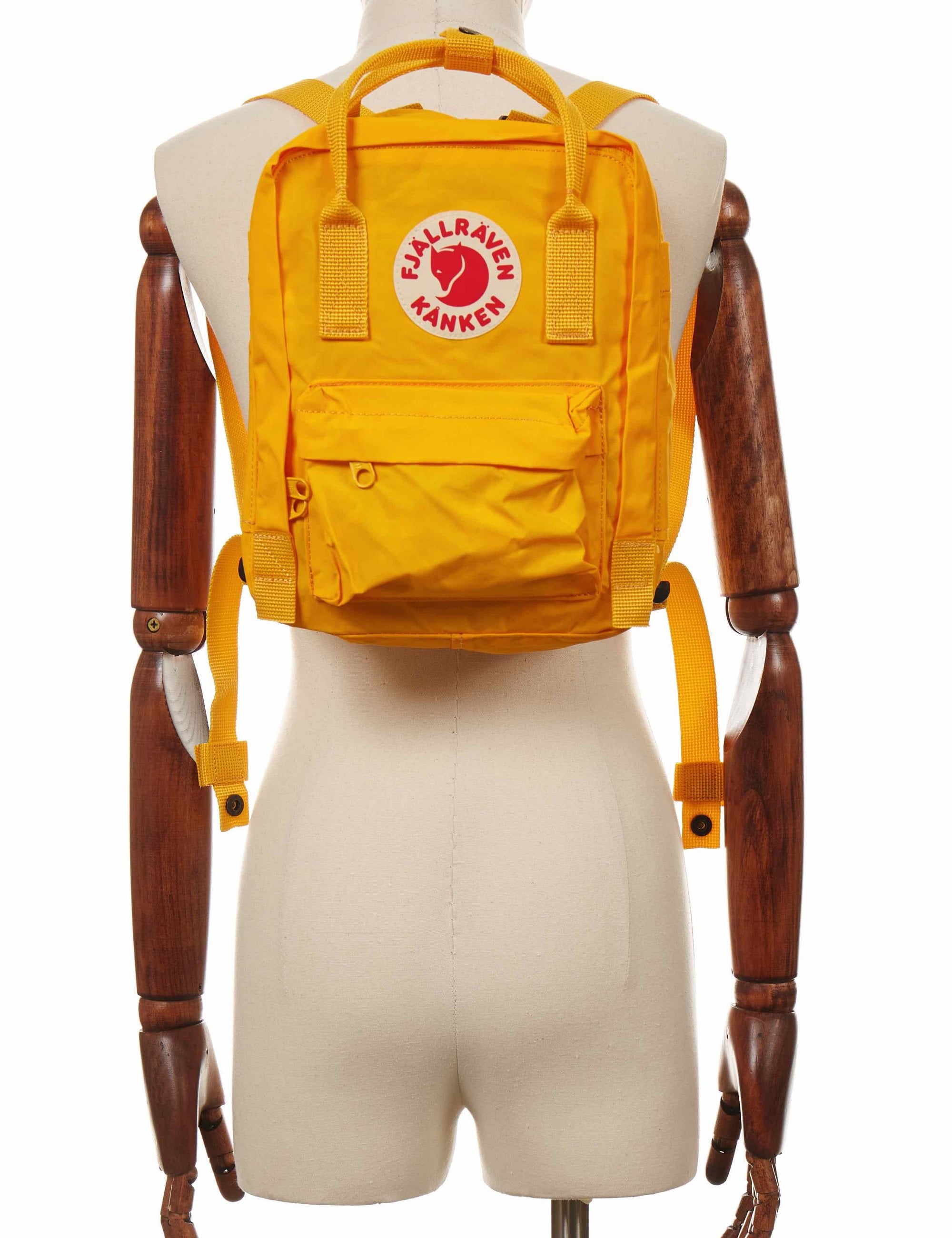 fjallraven kanken warm yellow mini backpack Perfect for those on the go Warm Yellow Backpack Yellow Kanken