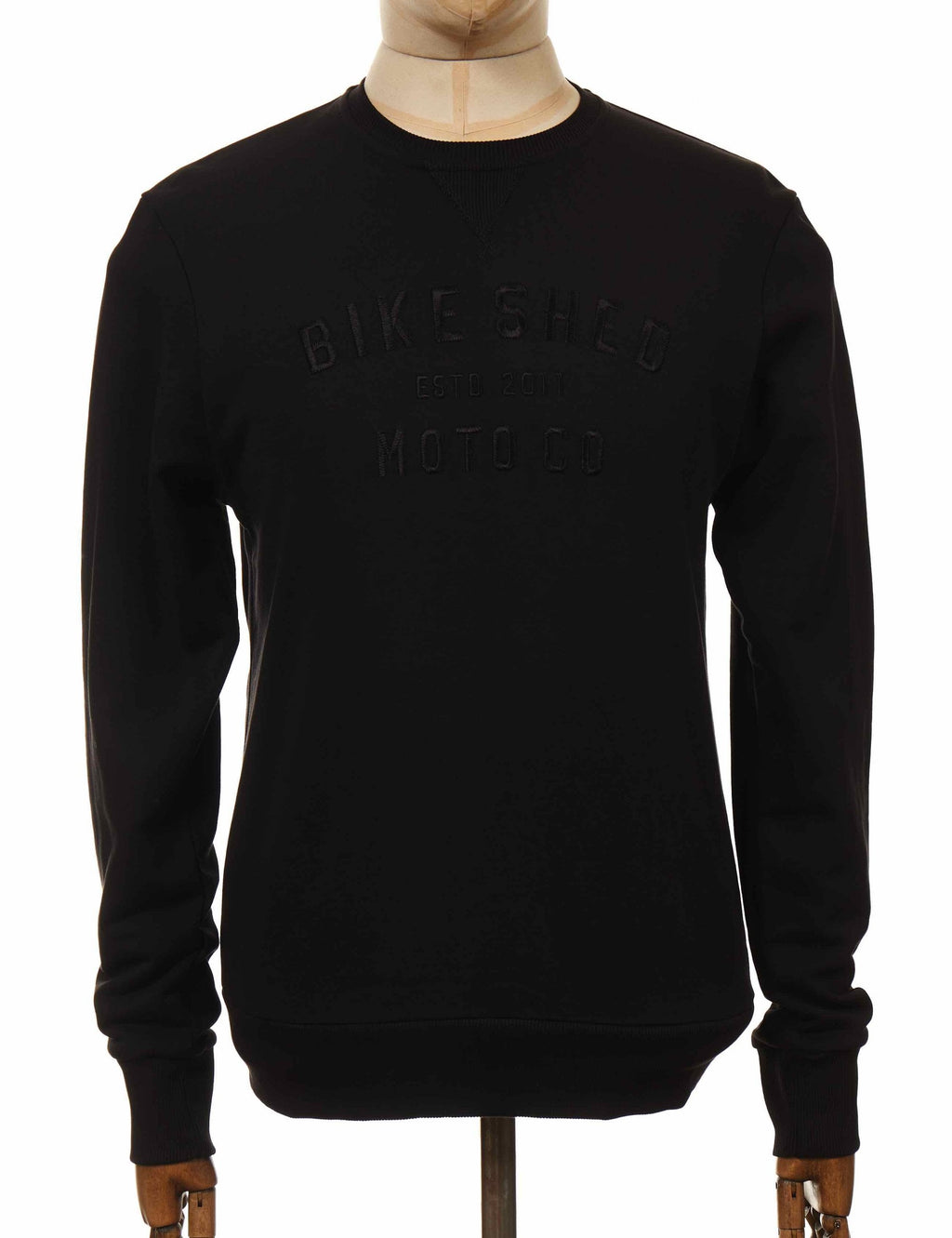 Moto Co. Crew Sweat - Black/Black