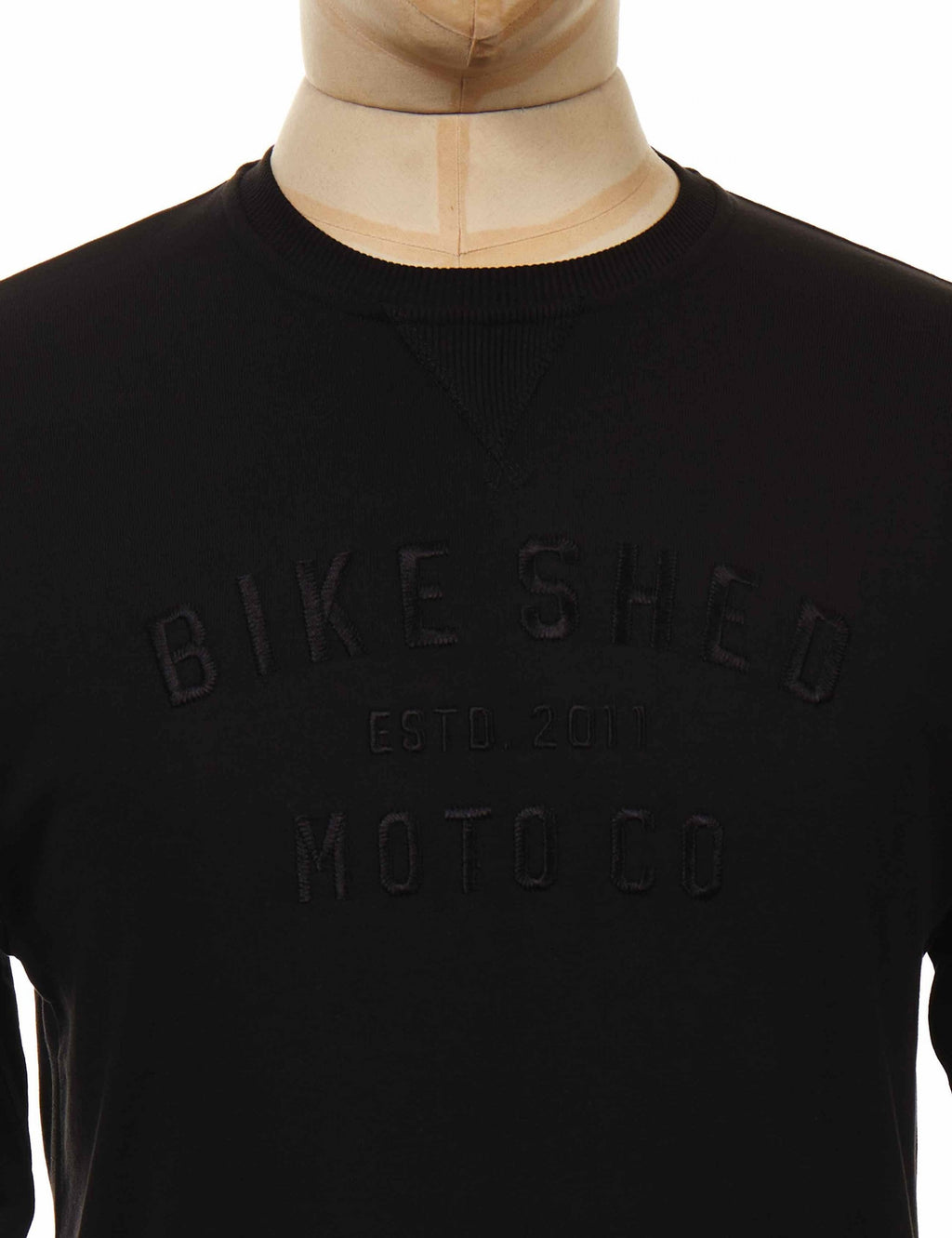 Moto Co. Crew Sweat - Black/Black