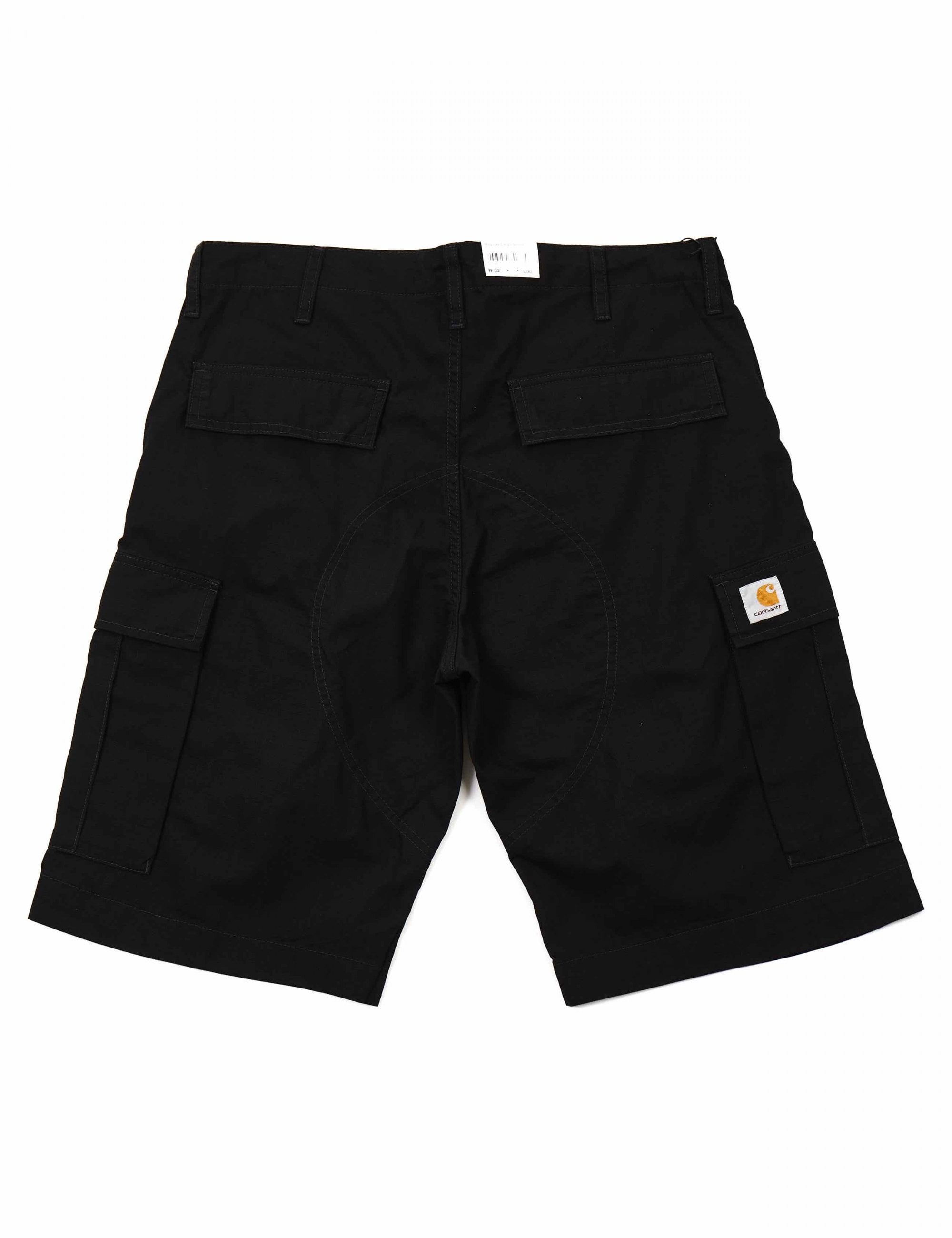 Regular Cargo Shorts - Black