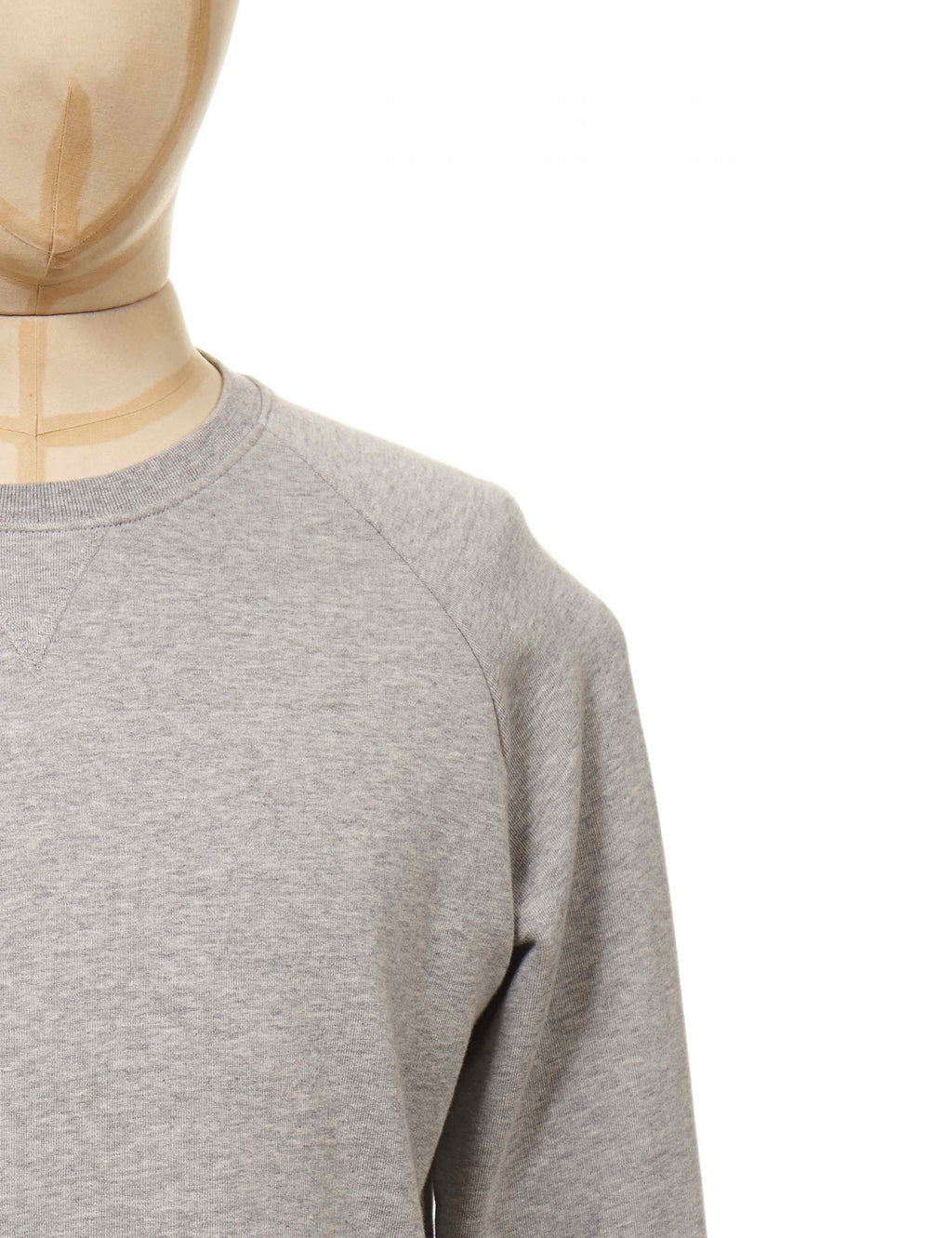 Nias Organic Crew Sweat - Ash Grey