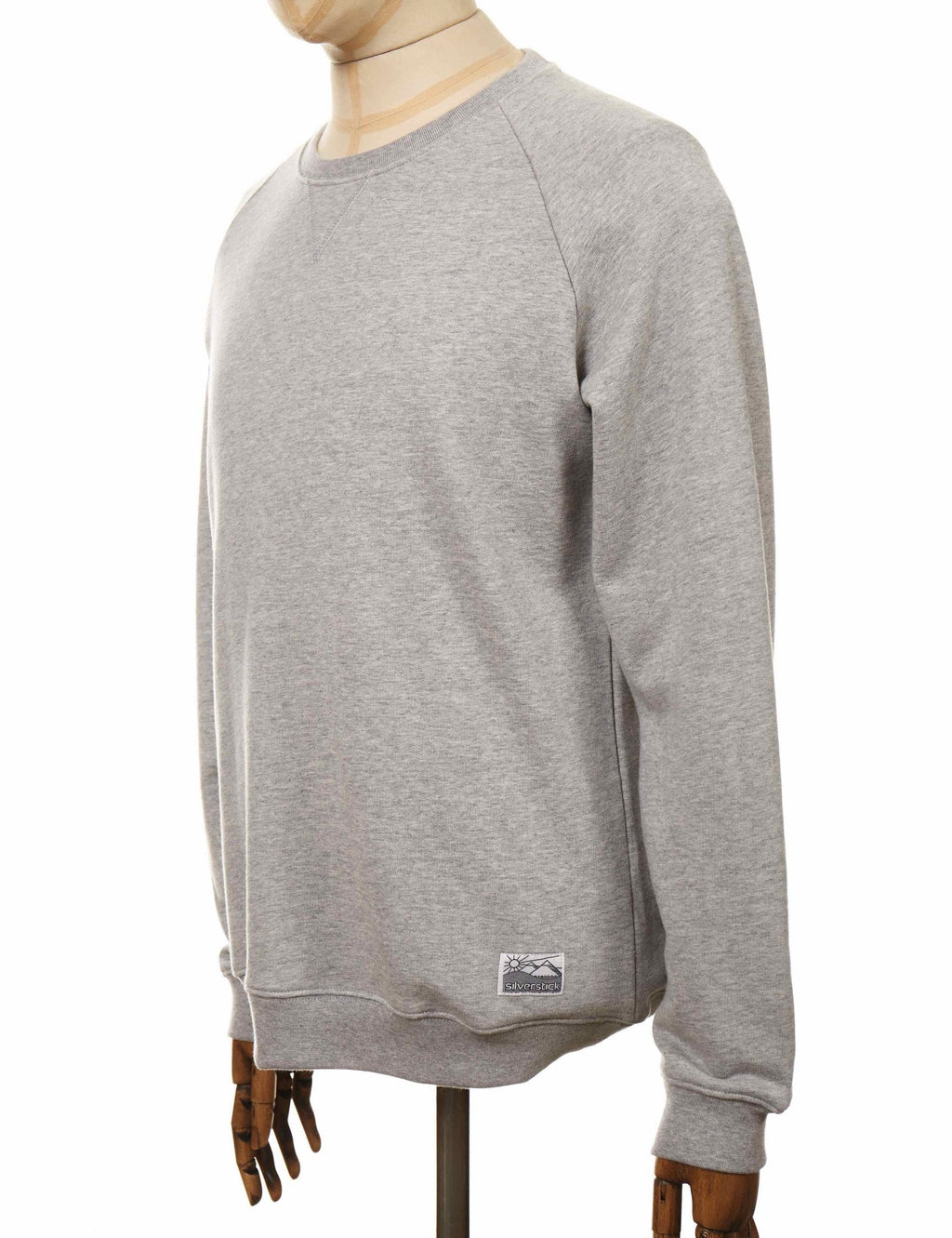 Nias Organic Crew Sweat - Ash Grey