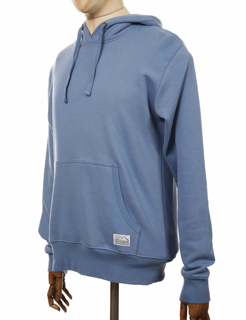 Ellerton Organic Hooded Sweat - Faded Denim
