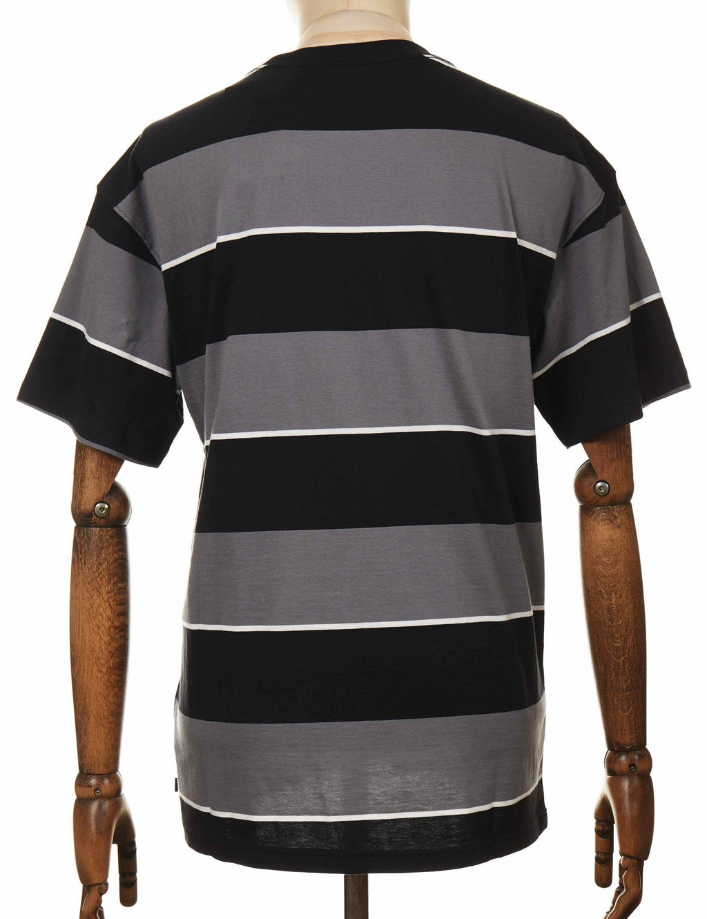Striped Skate T-Shirt - Black/Grey