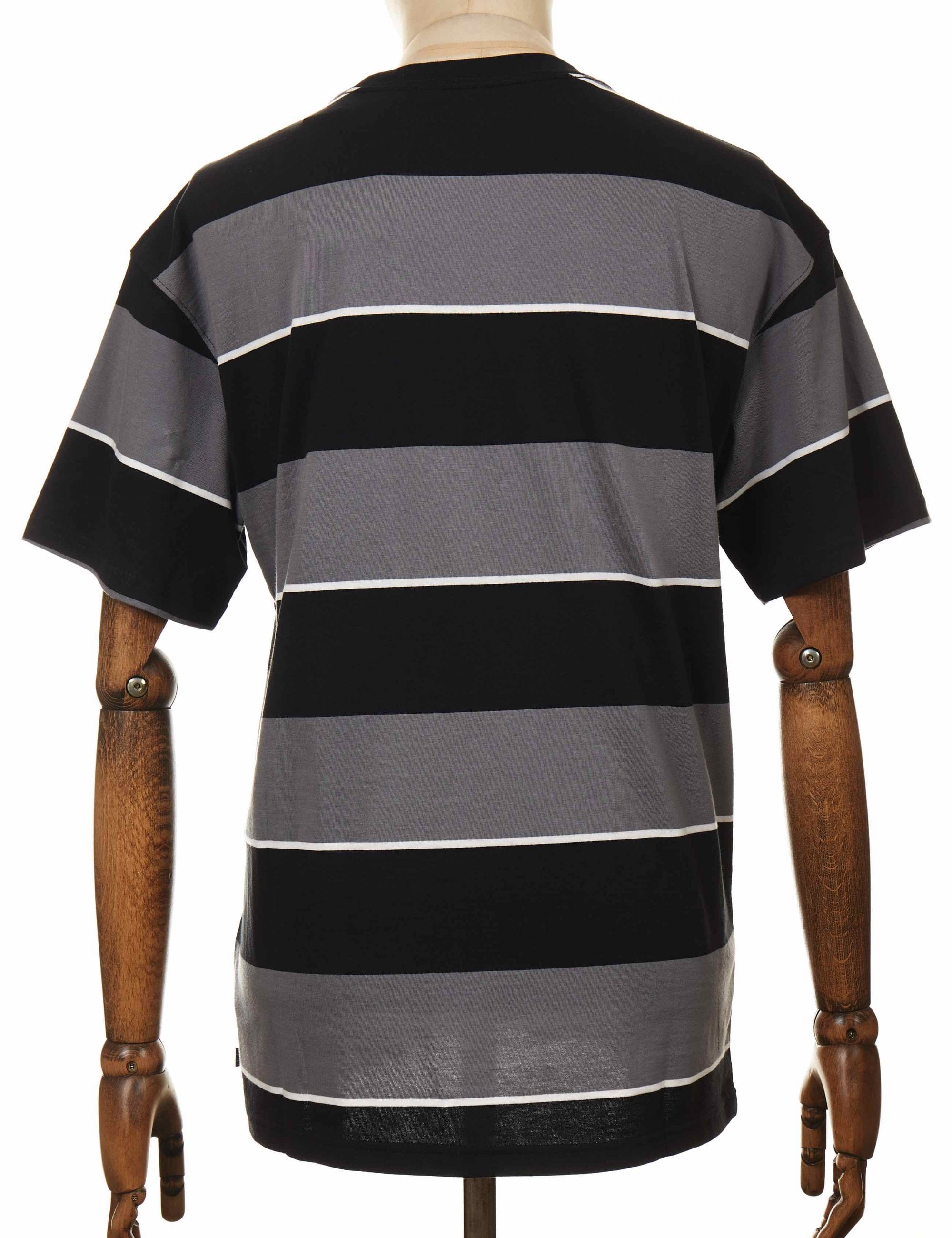 Striped Skate T-Shirt - Black/Grey