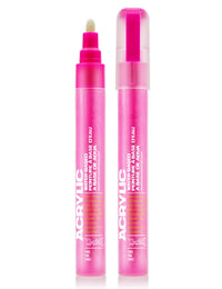 Montana Gold Acrylic Paint Marker 2mm - Fluorescent Gleaming Pink F4000