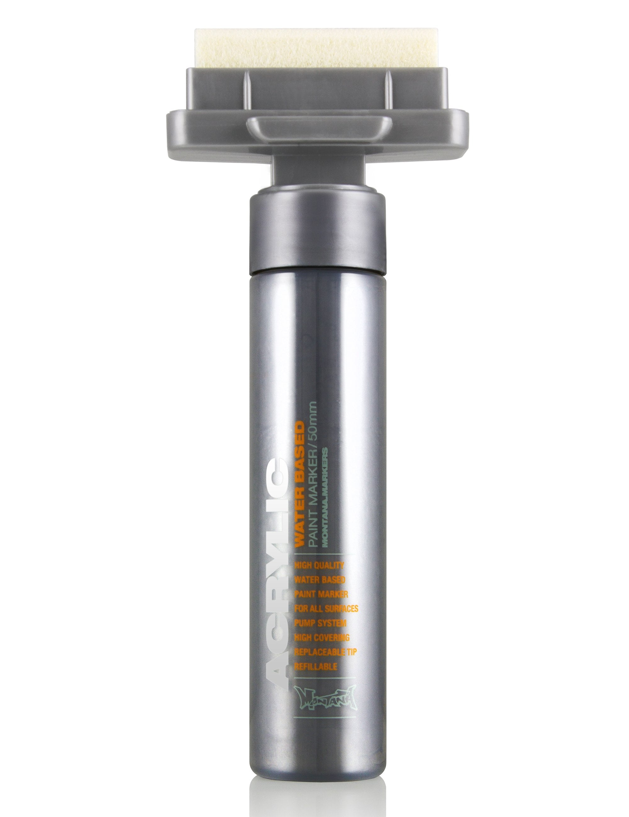 Montana Gold Acrylic Paint Marker 50mm - Silver Matt M1100