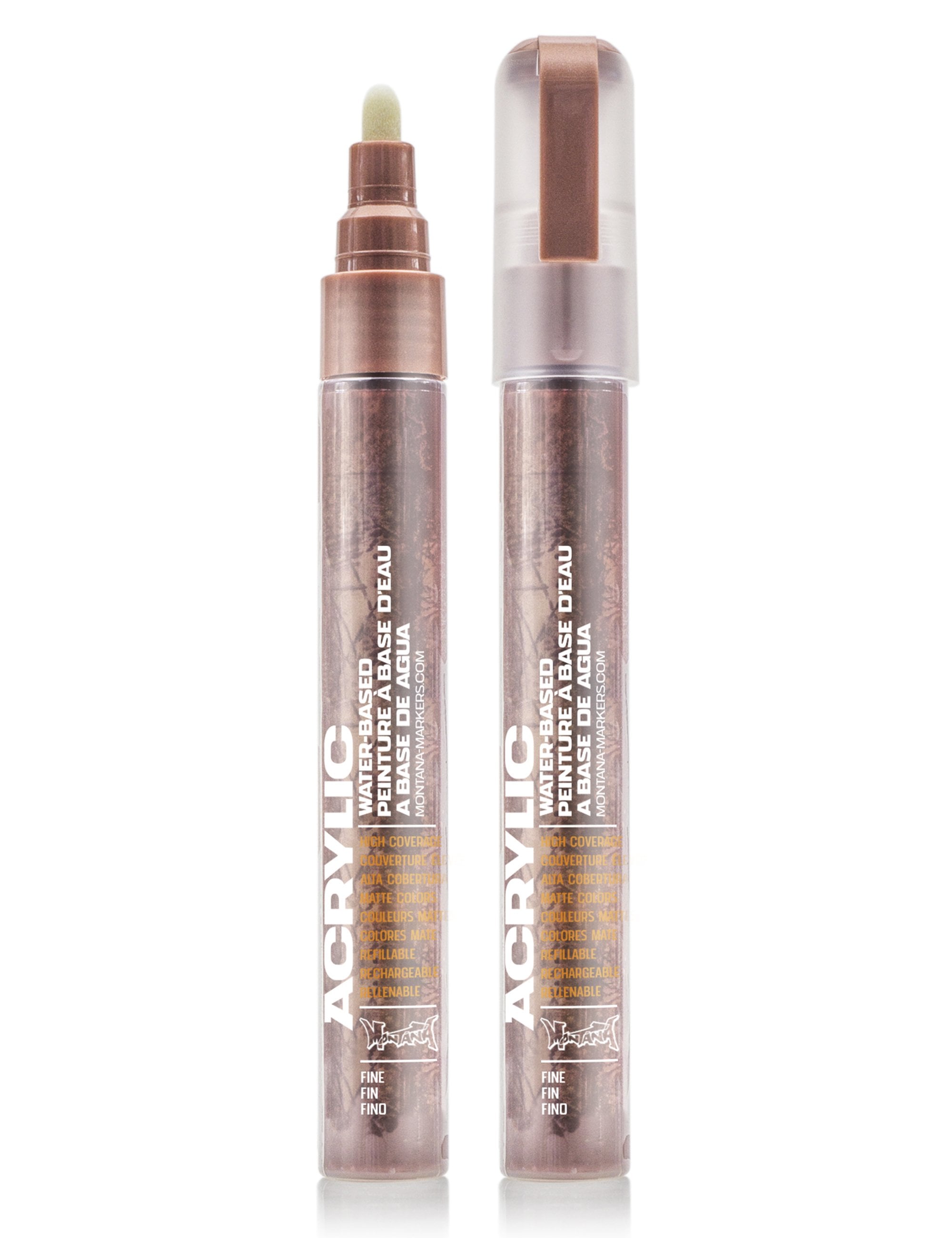 Acrylic Paint Marker 2mm - Copper Matt M2000