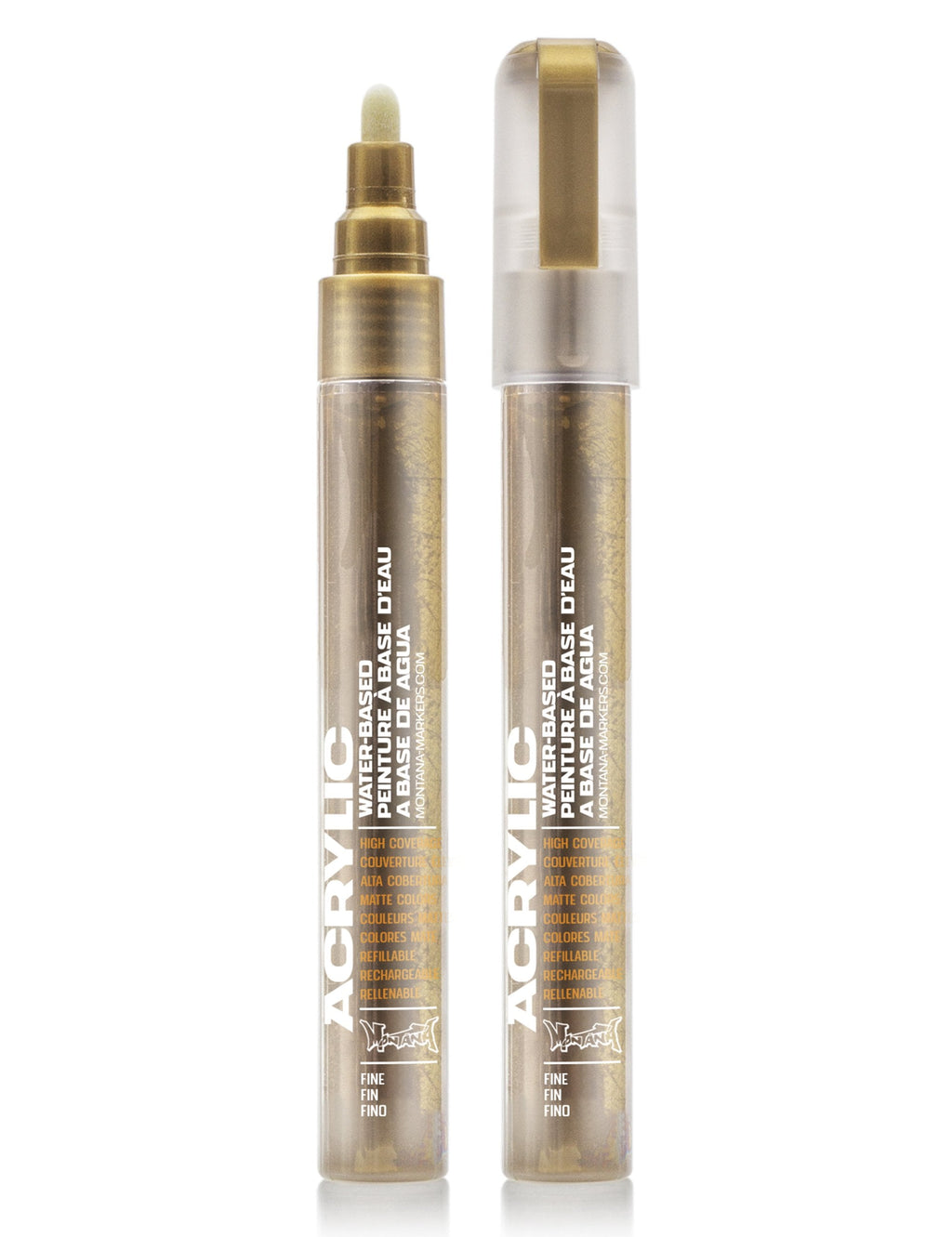 Acrylic Paint Marker 2mm - Gold Matt M3010