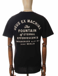Berlin Address Pocket T-Shirt - Black