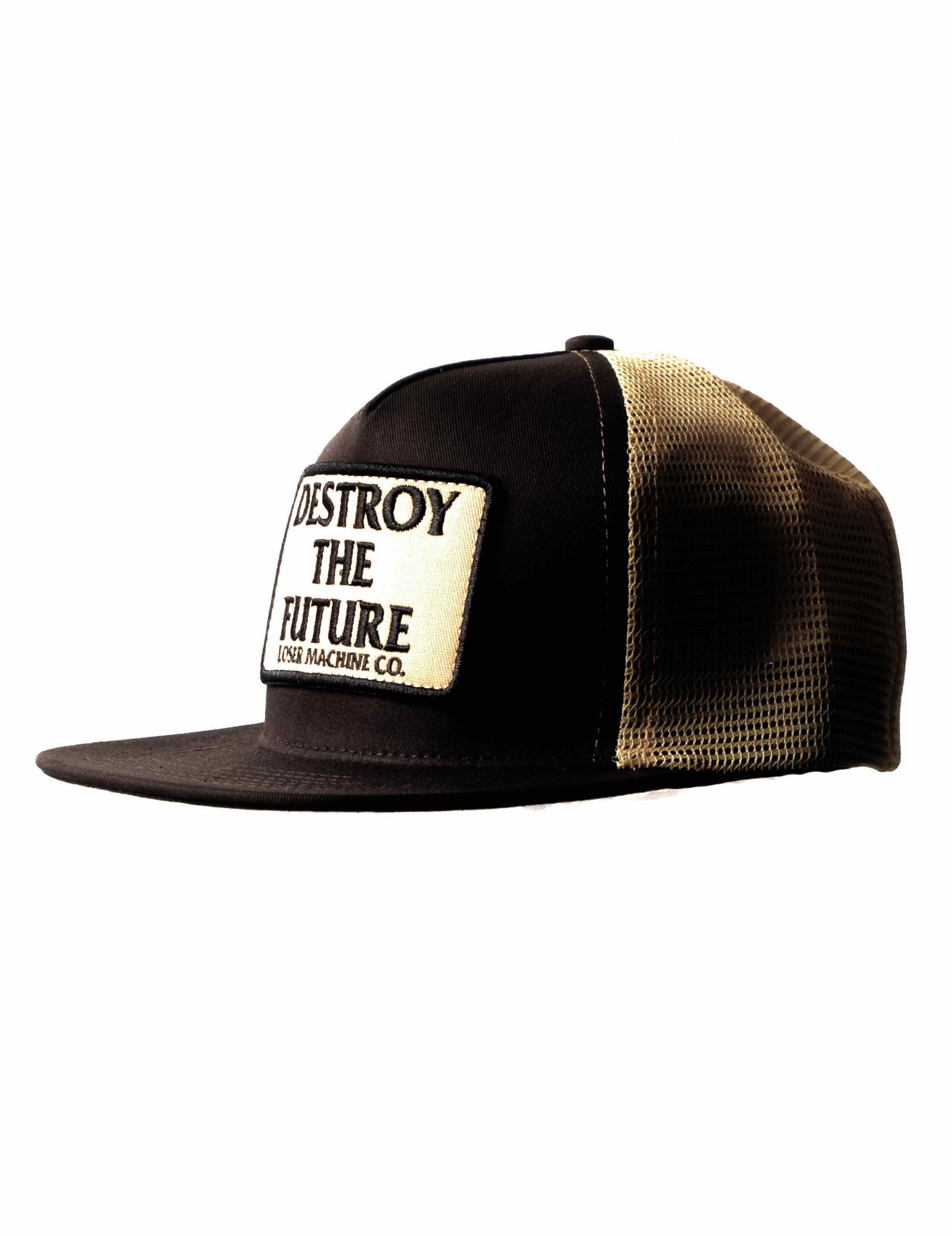 Destroy Trucker Hat - Brown/Gold