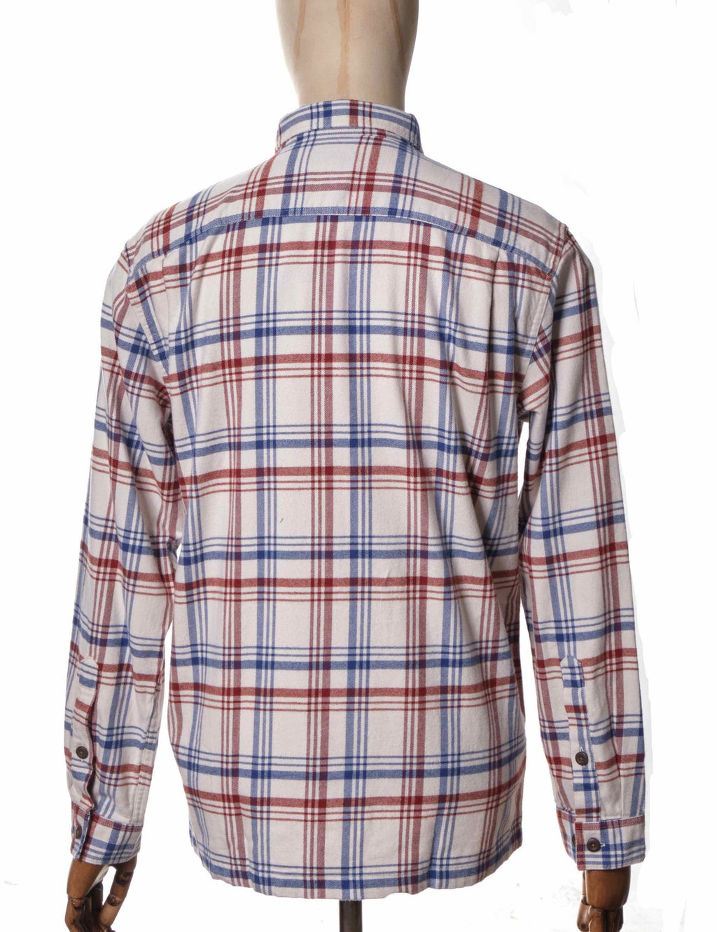 Organic Cotton Mid Fjord Flannel Shirt - Drifted: Cornice Grey