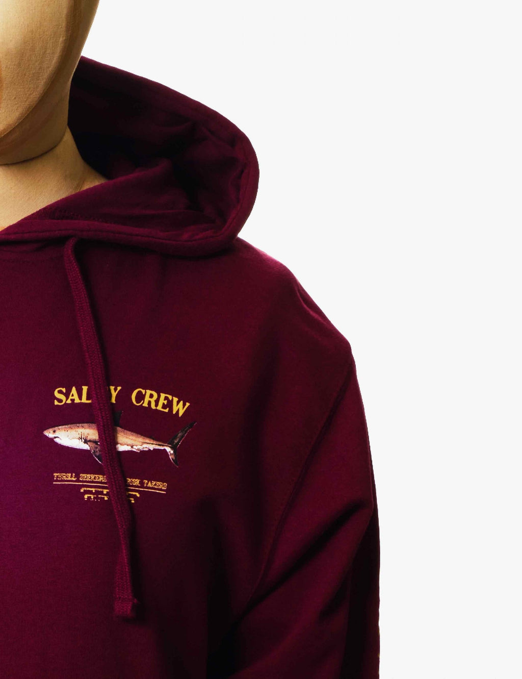 Bruce Hooded Sweat - Burgundy