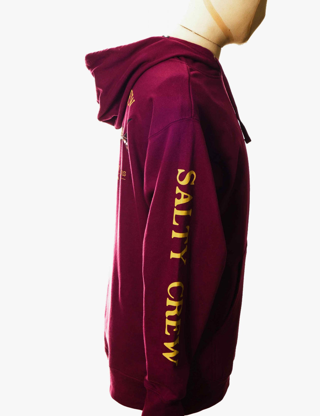 Bruce Hooded Sweat - Burgundy