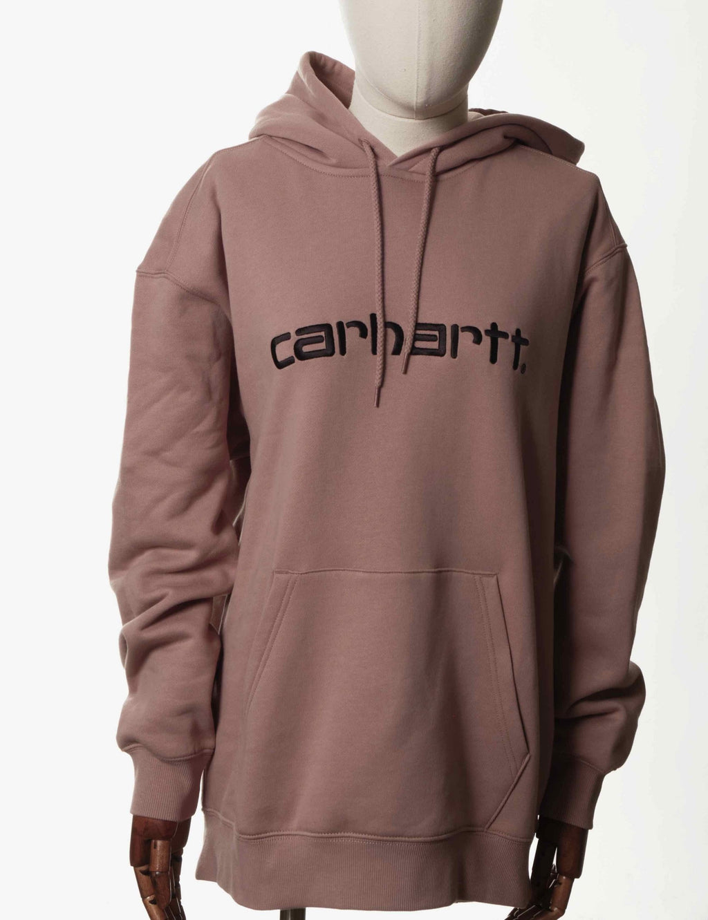Women's Carhartt Hooded Sweat - Earthy Pink/Black