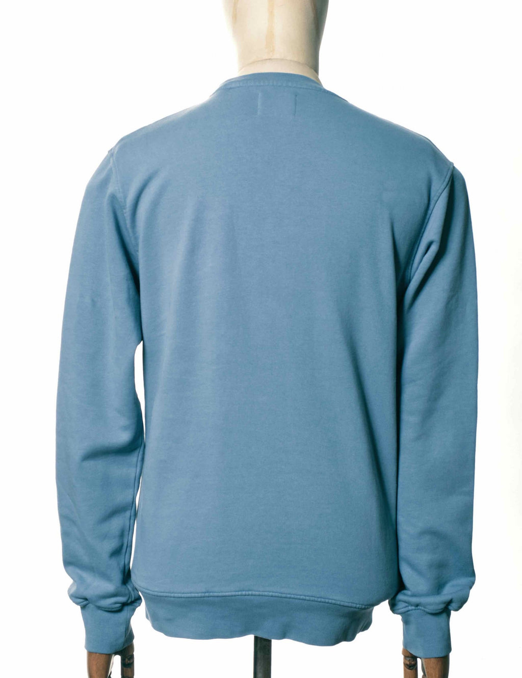 Organic Crew Sweat - Stone Blue