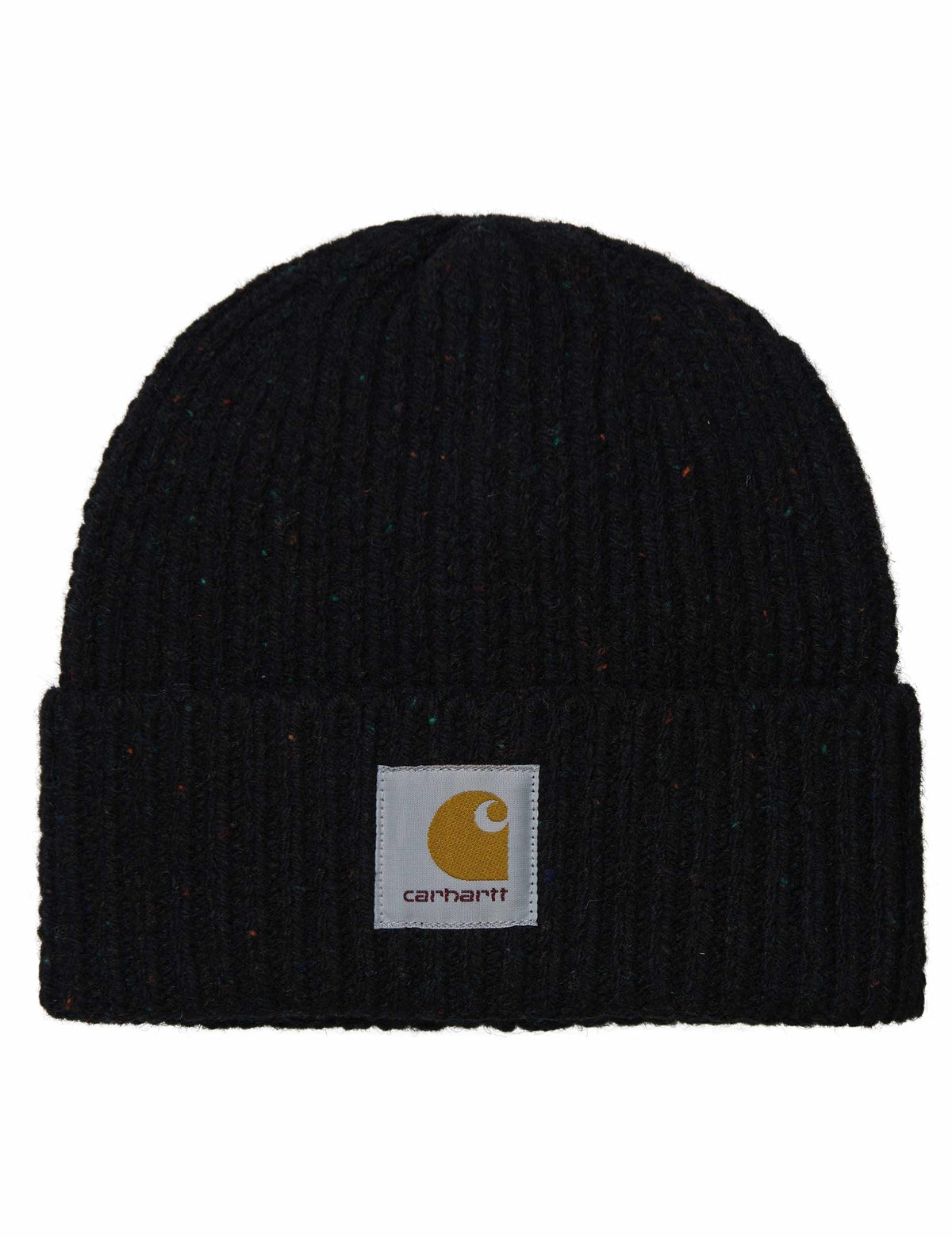 Carhartt WIP Anglistic Knit Beanie Hat - Speckled Black