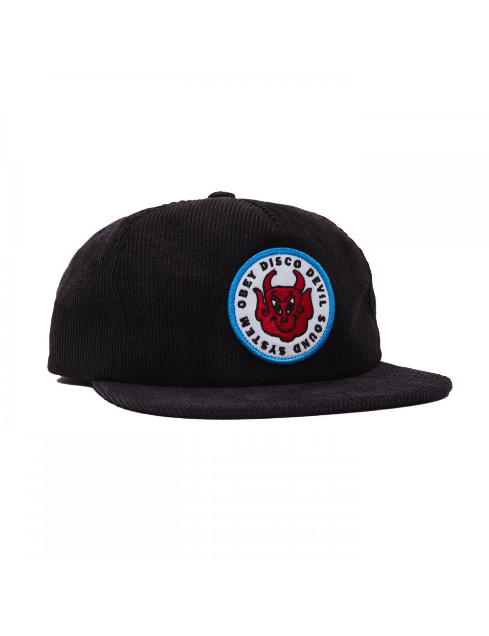 Disco Devil 6 Panel Hat - Black