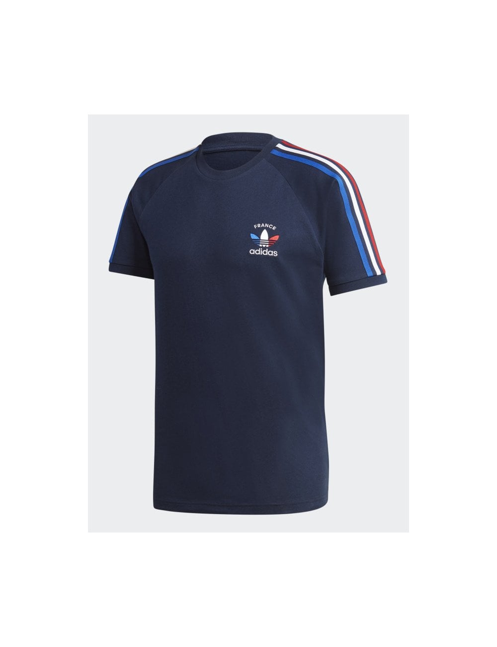 3 Stripe Trefoil T-Shirt - Collegiate Navy (Italy)