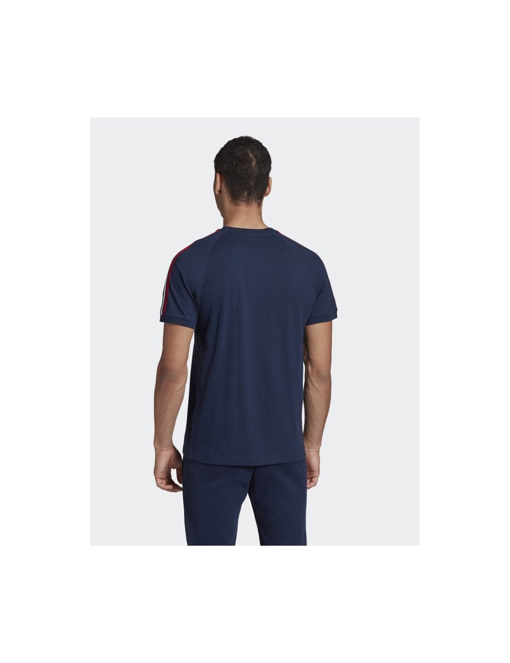 3 Stripe Trefoil T-Shirt - Collegiate Navy (Italy)