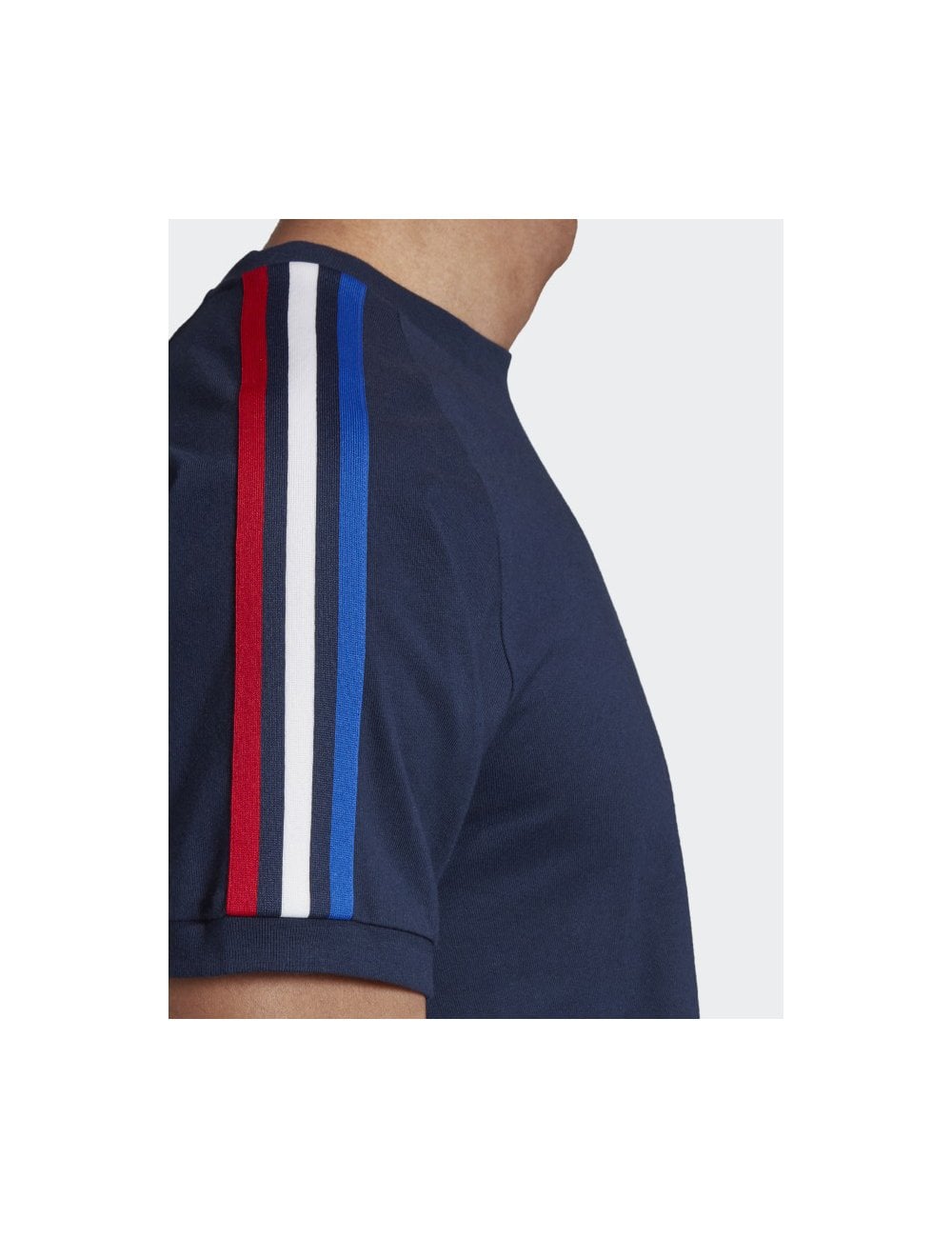 3 Stripe Trefoil T-Shirt - Collegiate Navy (Italy)