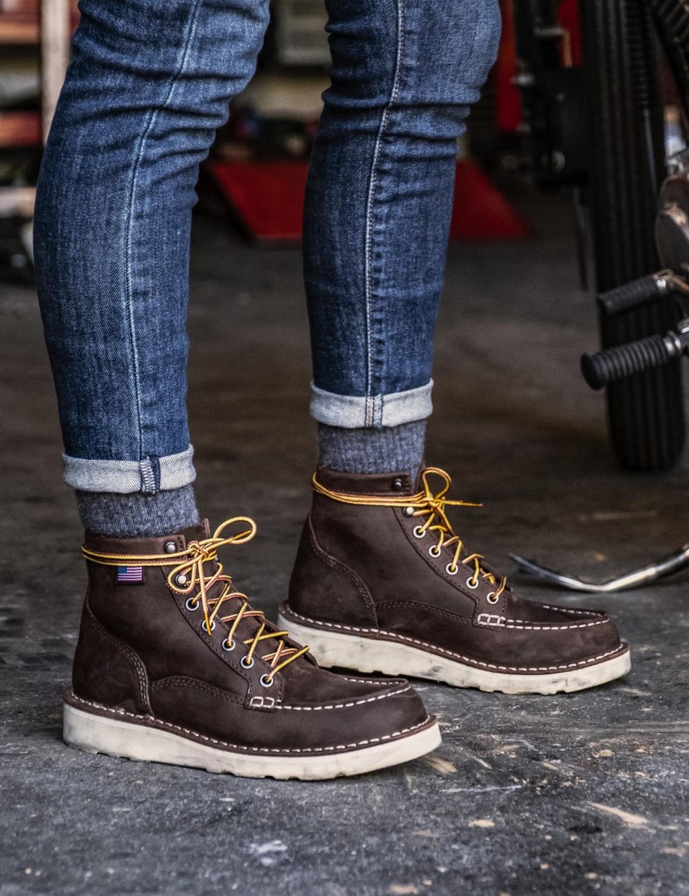 Women's Bull Run 6" Moc Toe Boot - Brown