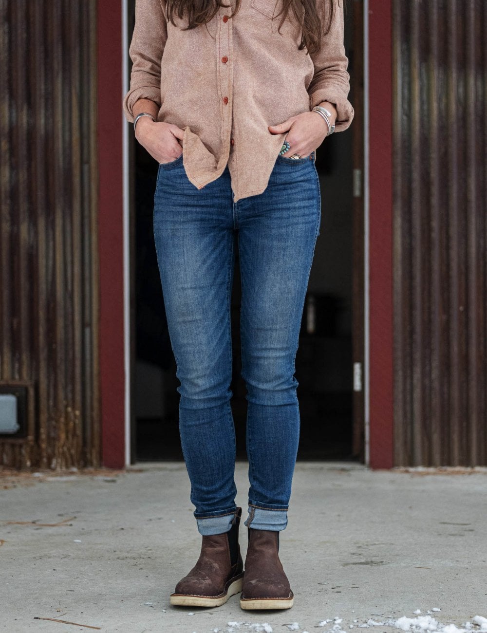 Women's Bull Run Chelsea Boot - Brown Wedge