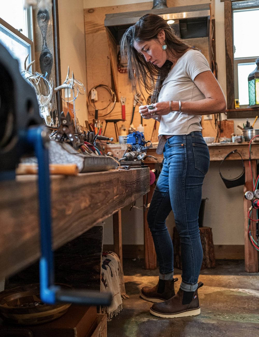 Women's Bull Run Chelsea Boot - Brown Wedge