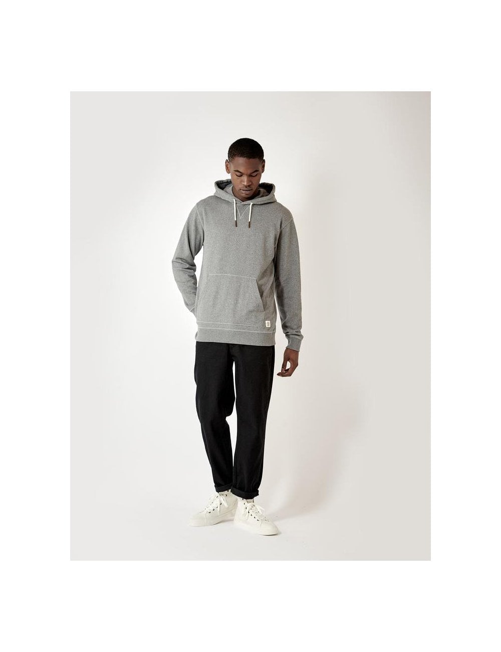 Braunstone Hooded Sweat - Condor Grey Marl