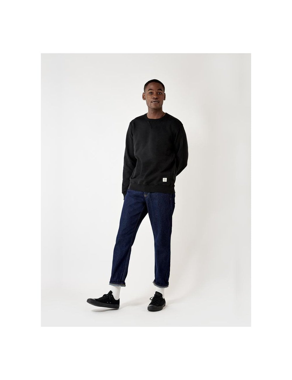 Wigston Crew Sweat - Kite Black
